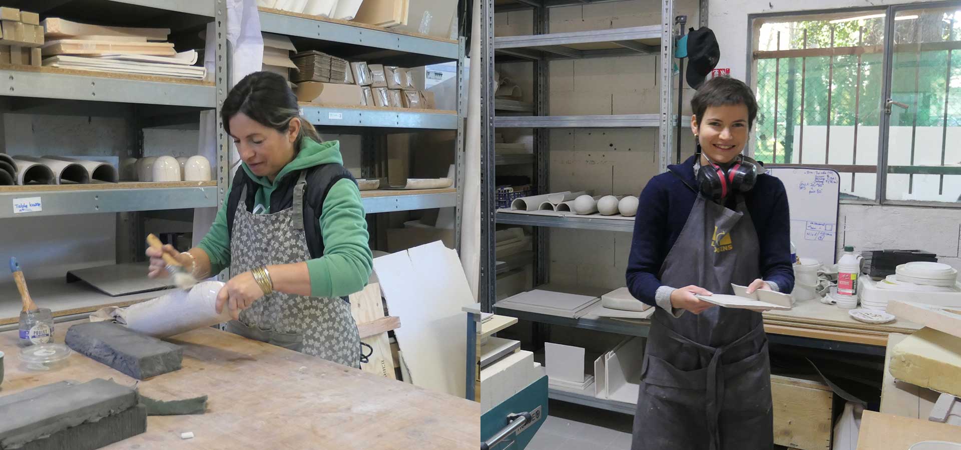Raku Fabienne L'Hostis - équipe de céramiste raku