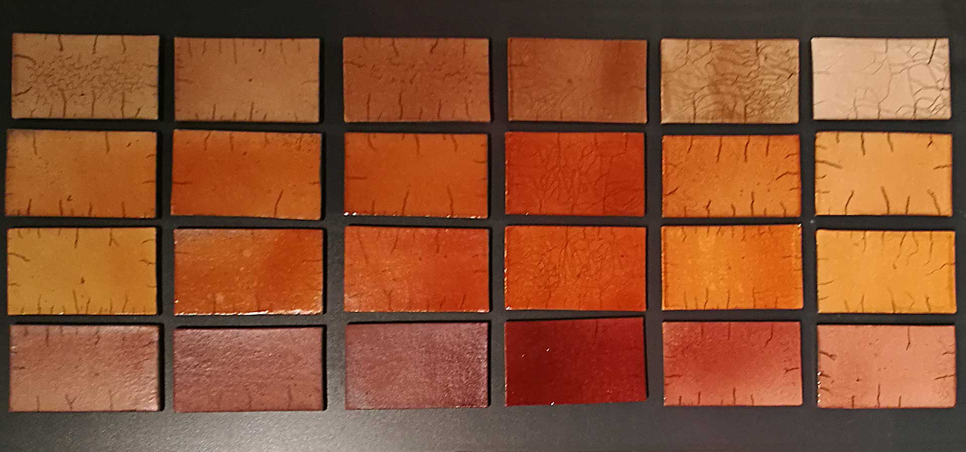 Fabienne L’Hostis raku Color chart